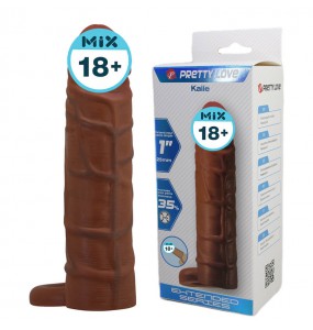 PRETTY LOVE - Kaile Extended Penis Sleeve (L:15cm - D:3cm)